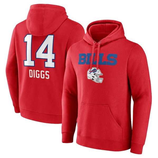 Men's Buffalo Bills #14 Stefon Diggs Red Team Wordmark Player Name & Number Pullover Hoodie,We sell and wholesale Men's Buffalo Bills #14 Stefon Diggs Red Team Wordmark Player Name & Number Pullover Hoodie on line form chian!